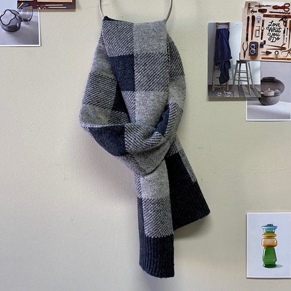 Gap Mens Winter 100% Wool Scarf - Picture 2 of 8